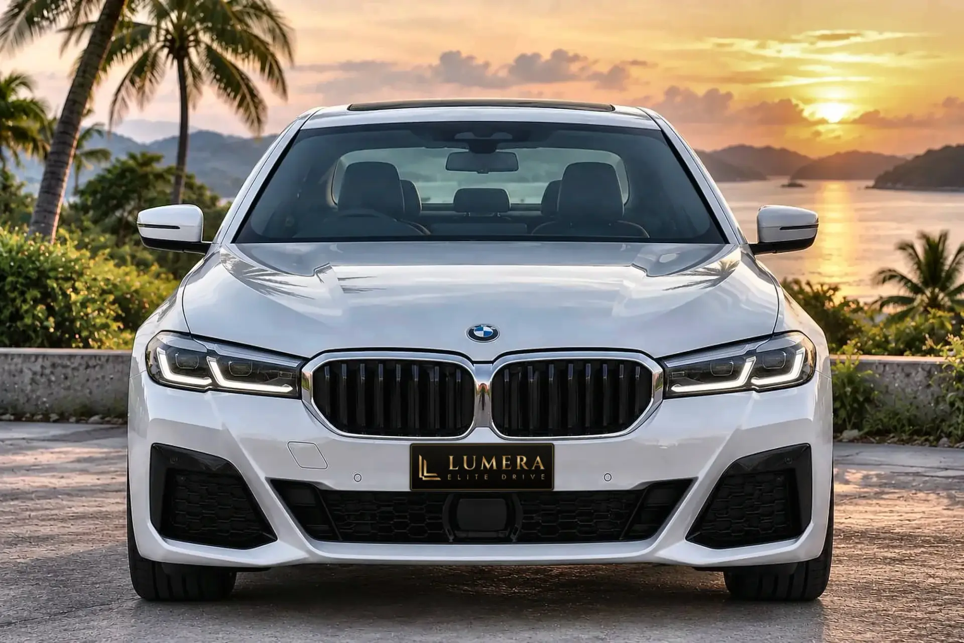BMW 530e M Sport, белая