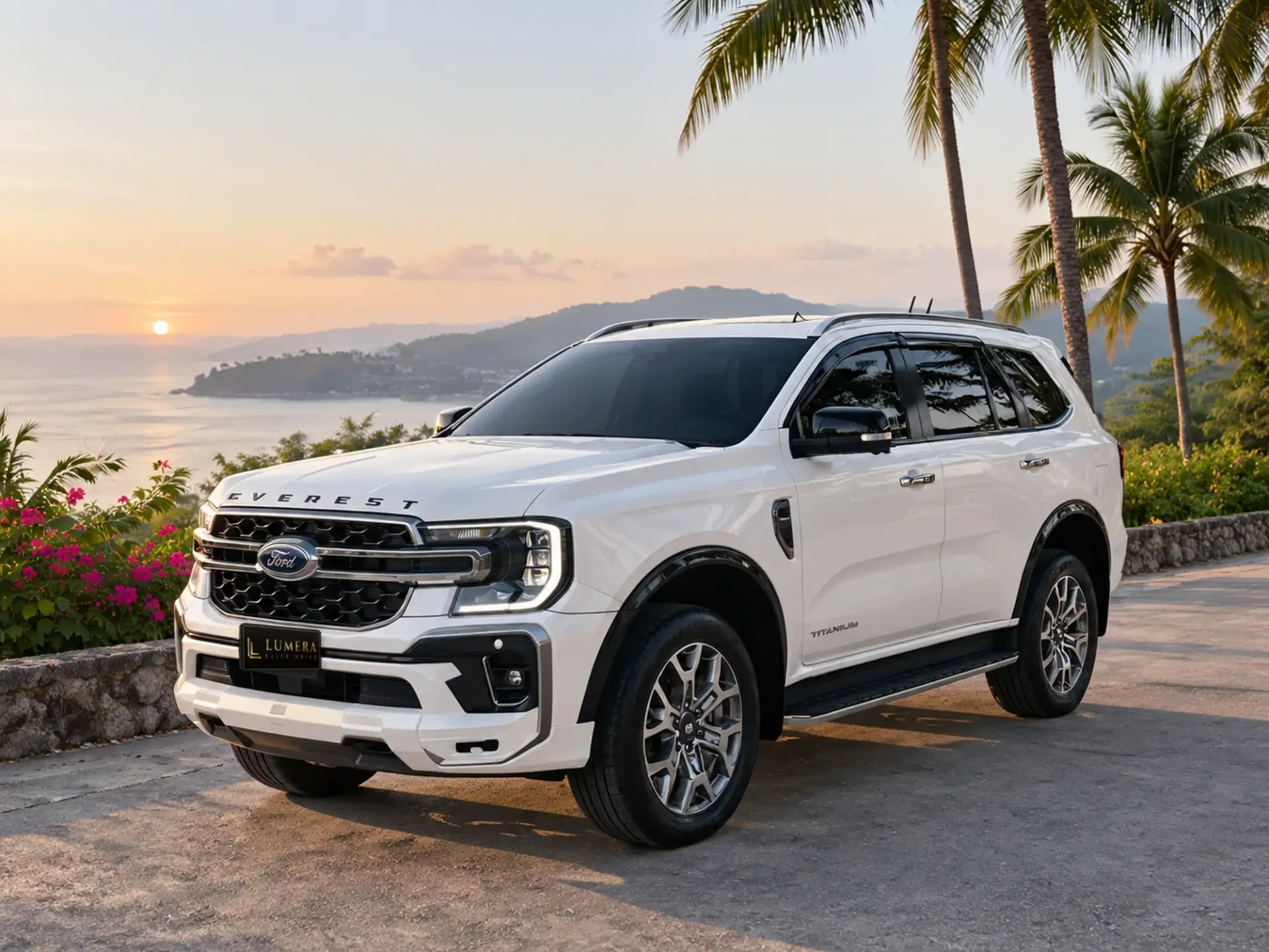 Ford Everest Titanium, белая