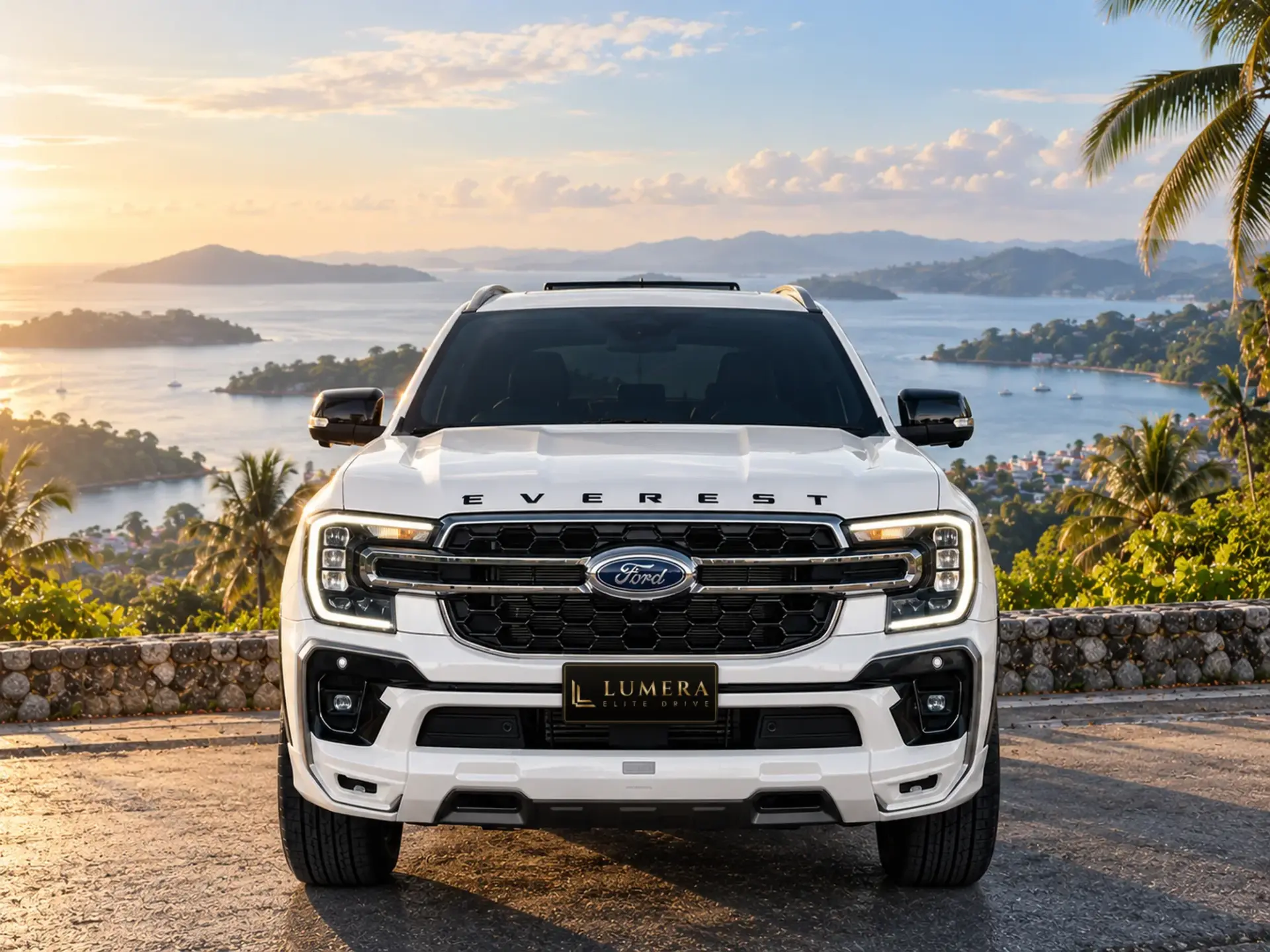 Ford Everest Titanium, белая