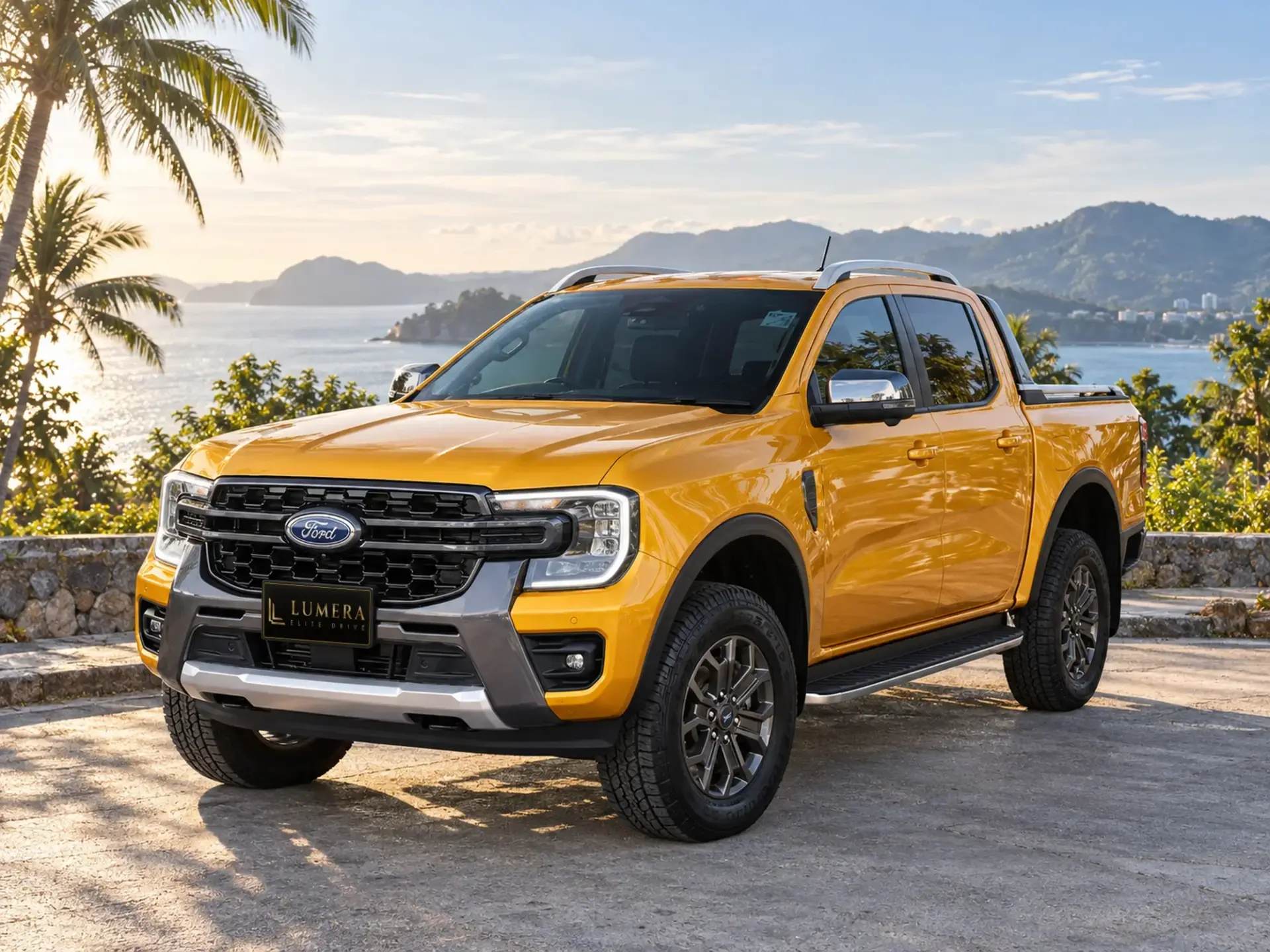 Ford Ranger Wildtrak, оранжевая