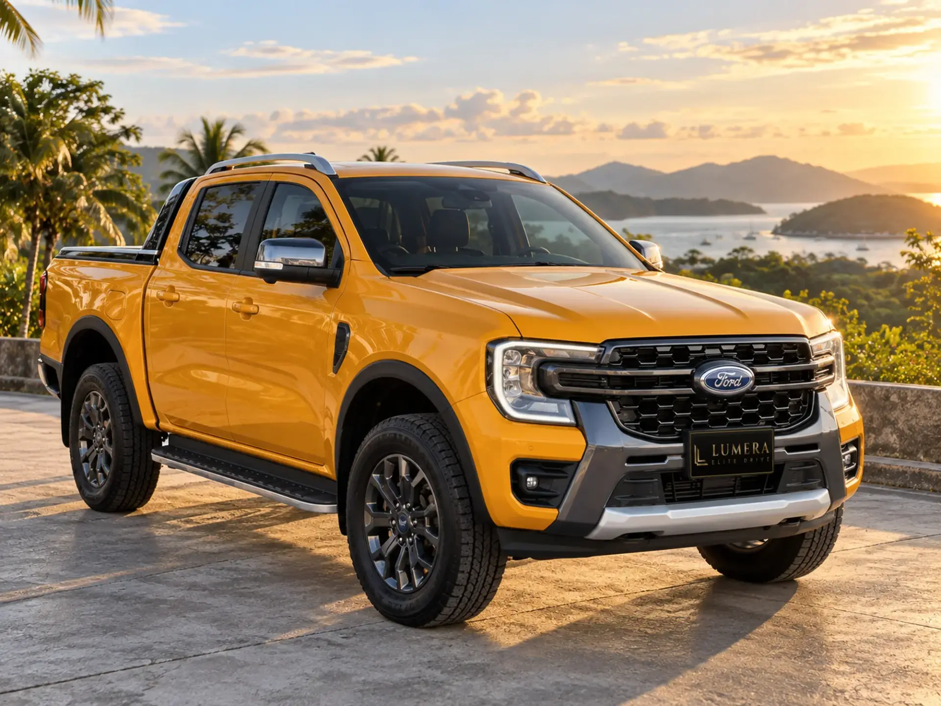 Ford Ranger Wildtrak, оранжевая