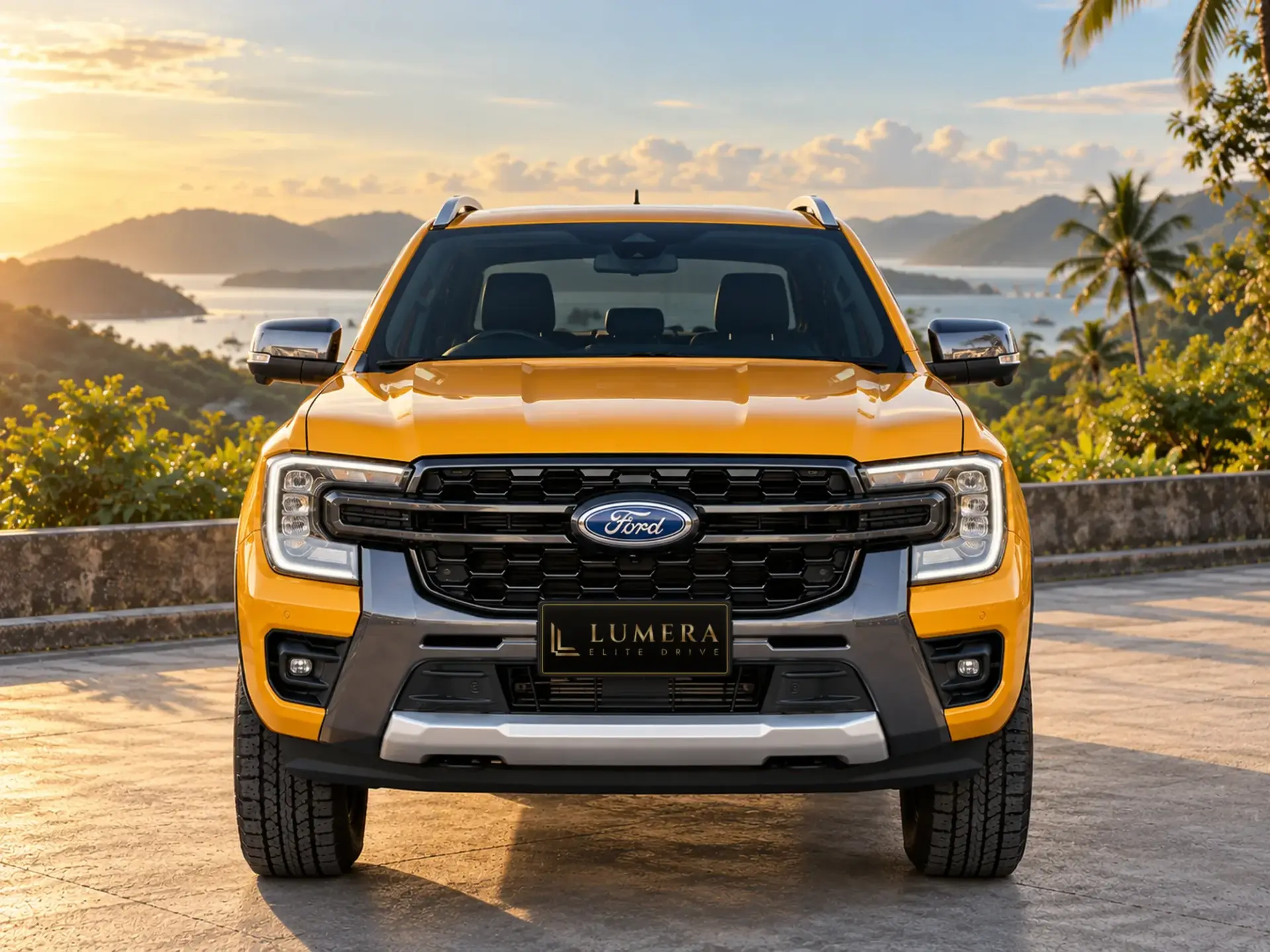 Ford Ranger Wildtrak, оранжевая