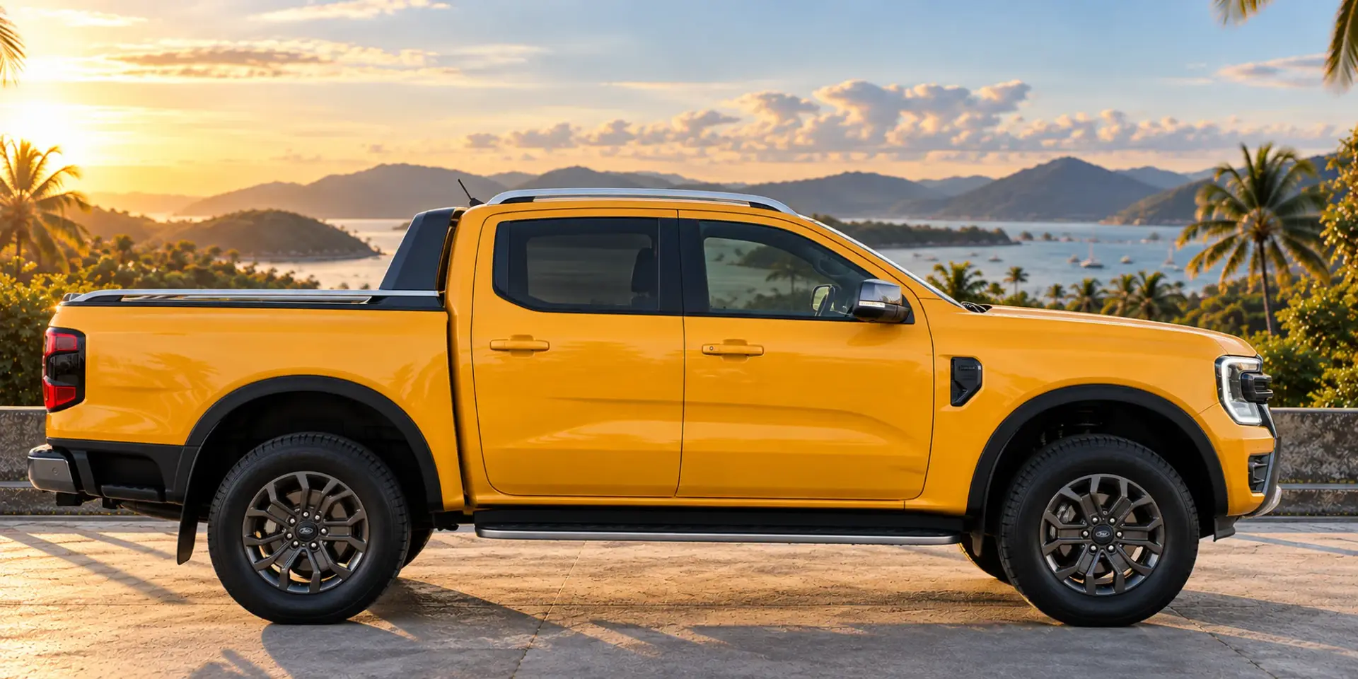 Ford Ranger Wildtrak, оранжевая